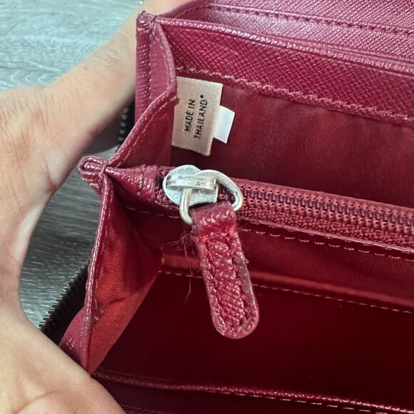 Coach Zip Around Accordion Wallet - Picture 7 of 8